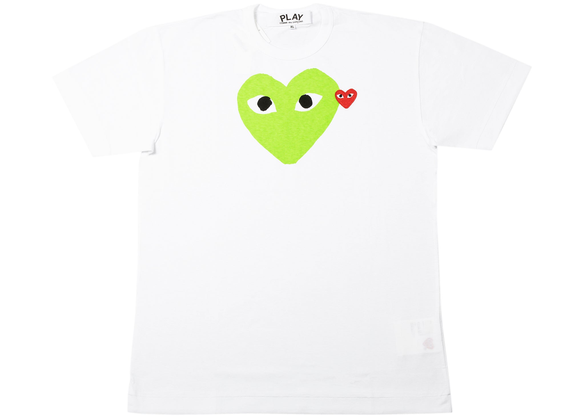 comme des garcons white tee