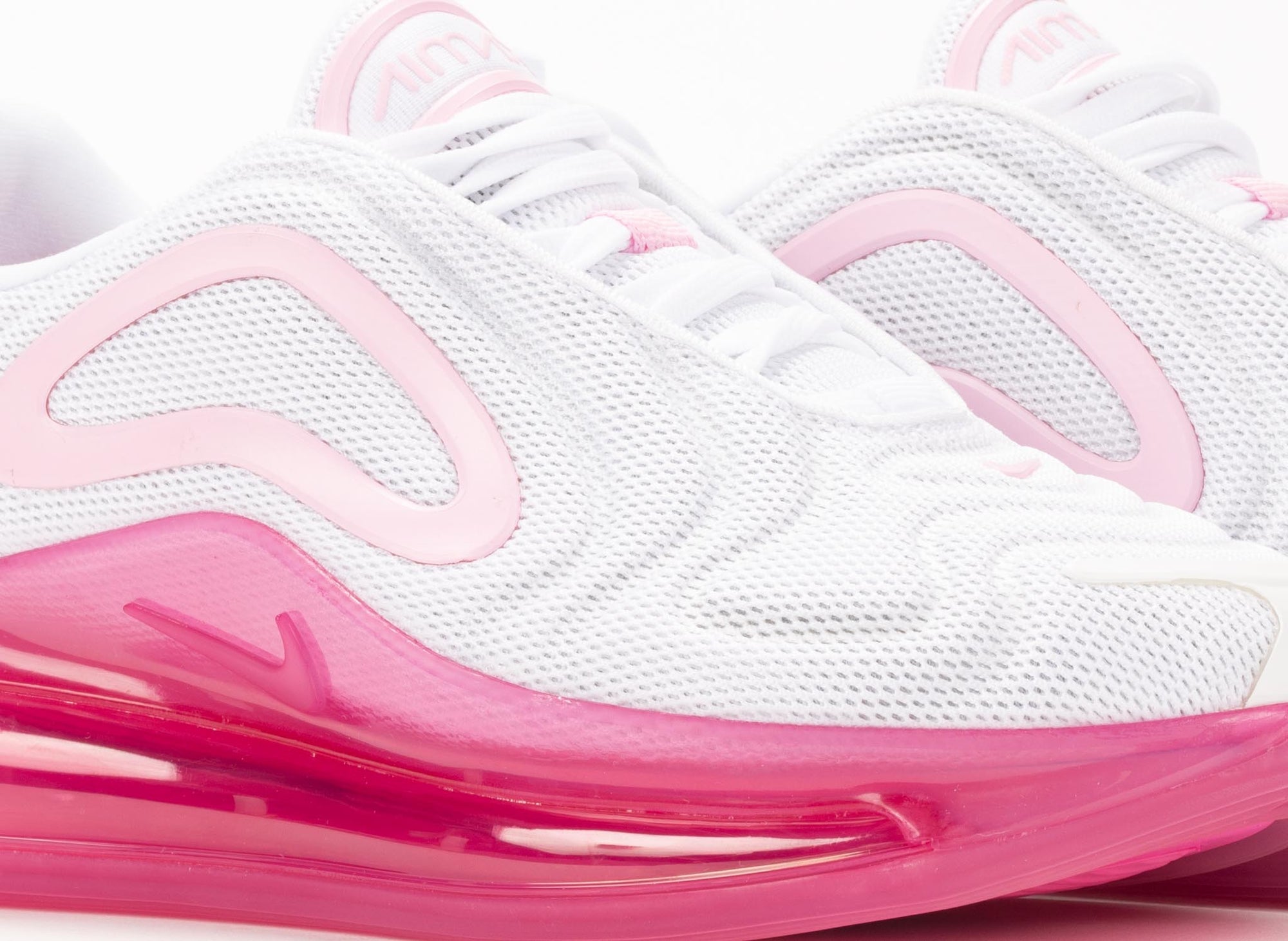 nike 720 pink and white