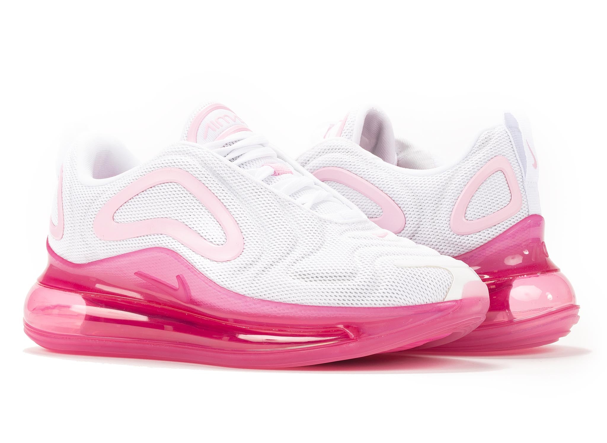 nike 720 pink and white