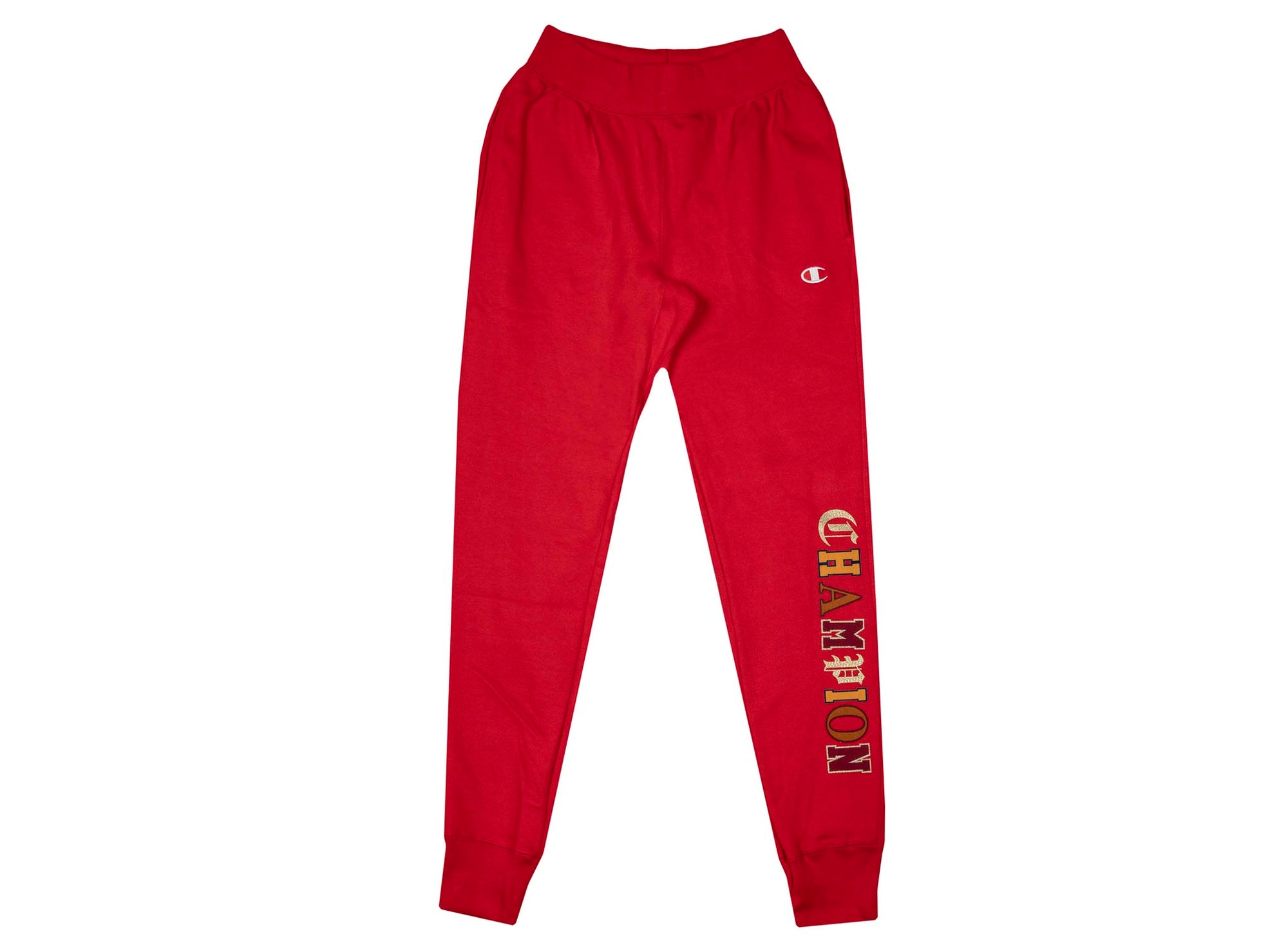 champion red sweatpants