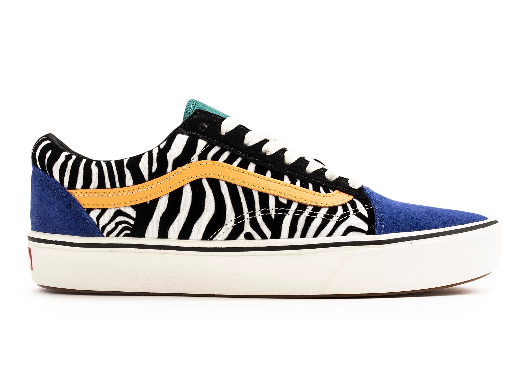 vans comfycush zebra