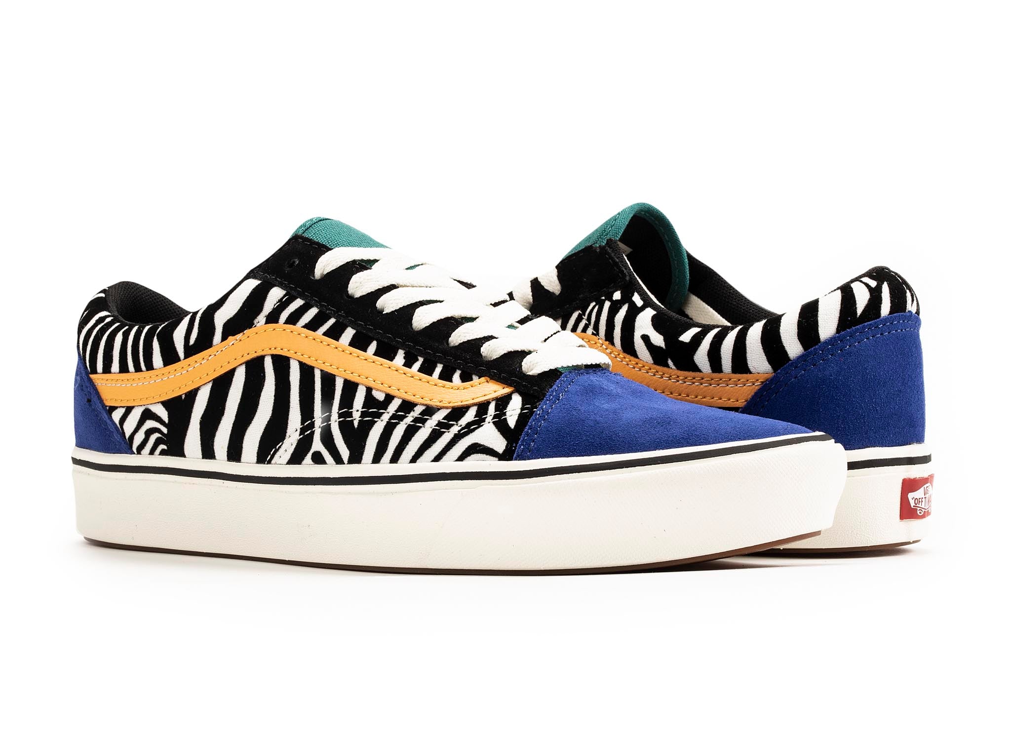 vans comfycush zebra