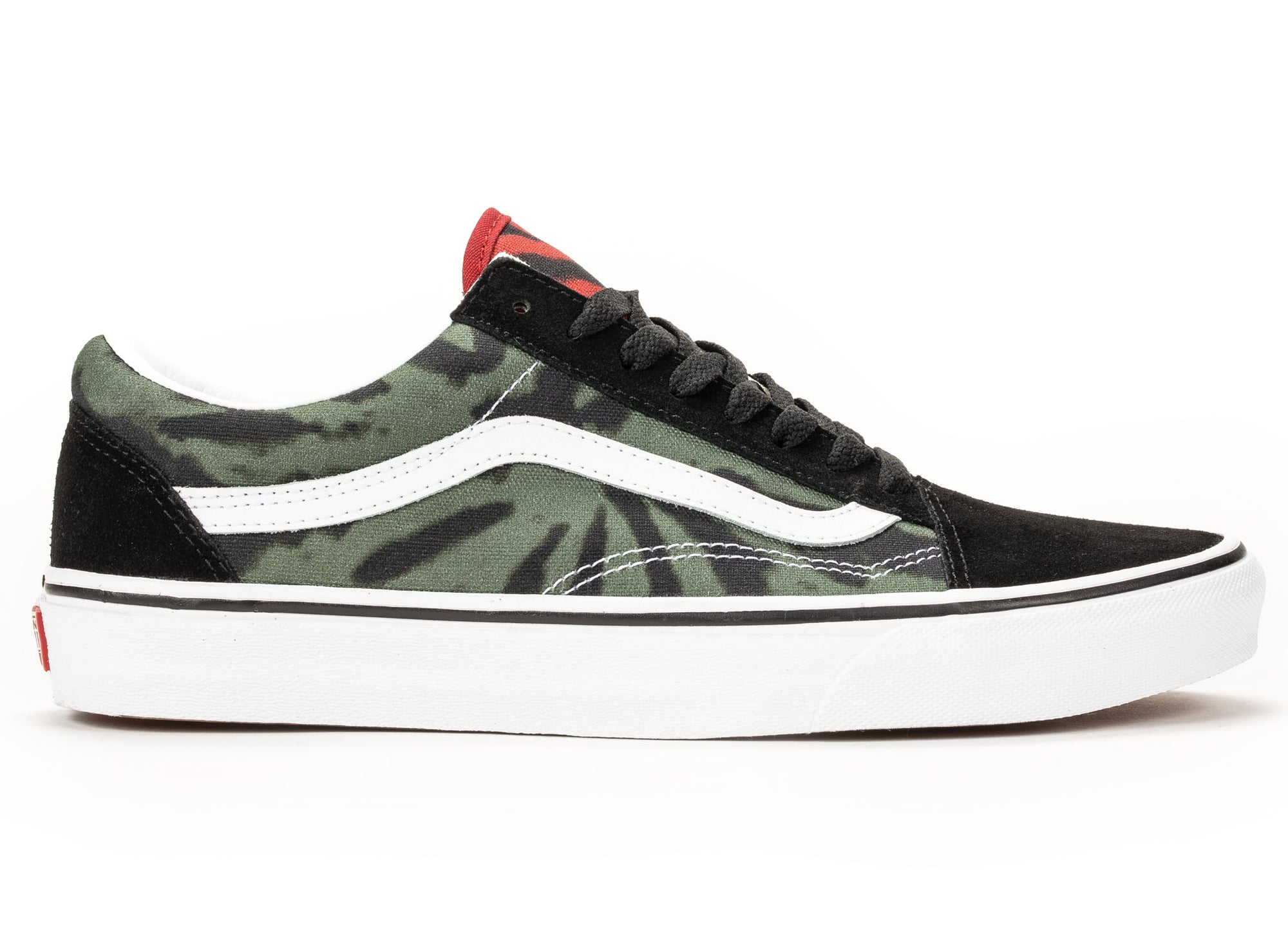 vans era tie dye green