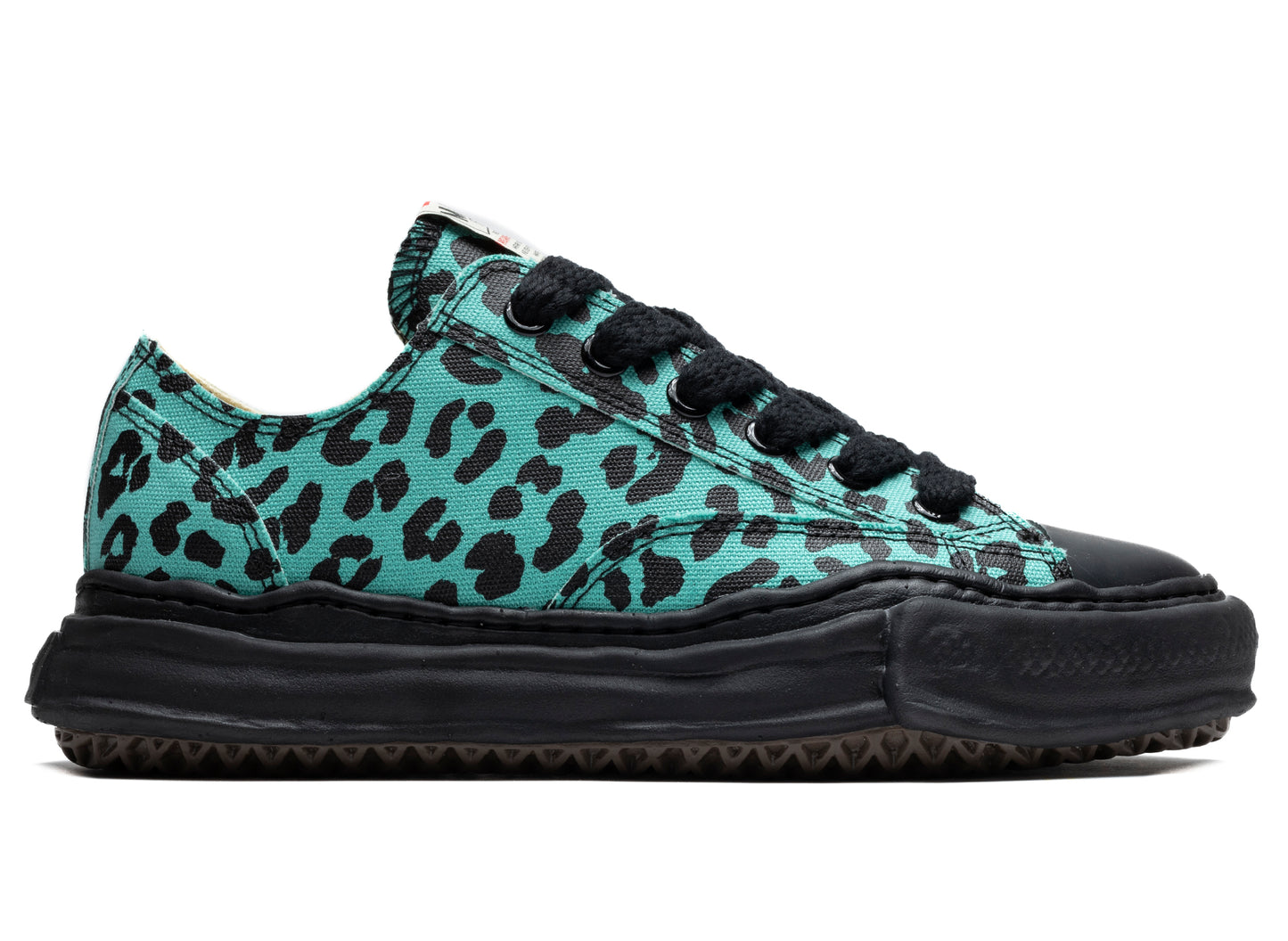 Maison Mihara Yasuhiro Peterson Low in Green Leopard