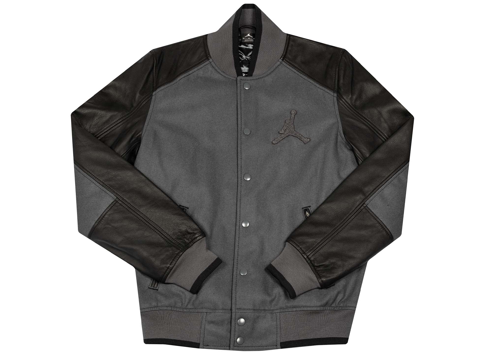 black jordan varsity jacket