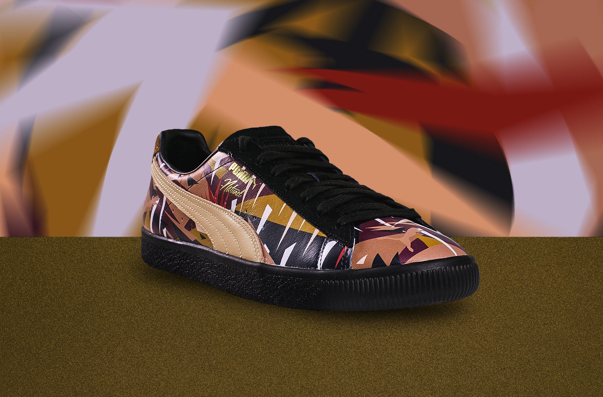 Puma CLYDE x NATUREL - Moon Jungle Art - Oneness Boutique