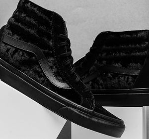 velvet vans sk8 hi