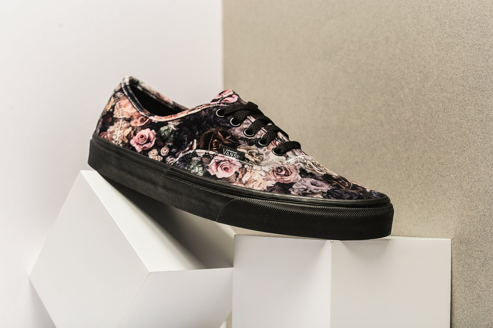 vans floral velvet old skool sneaker