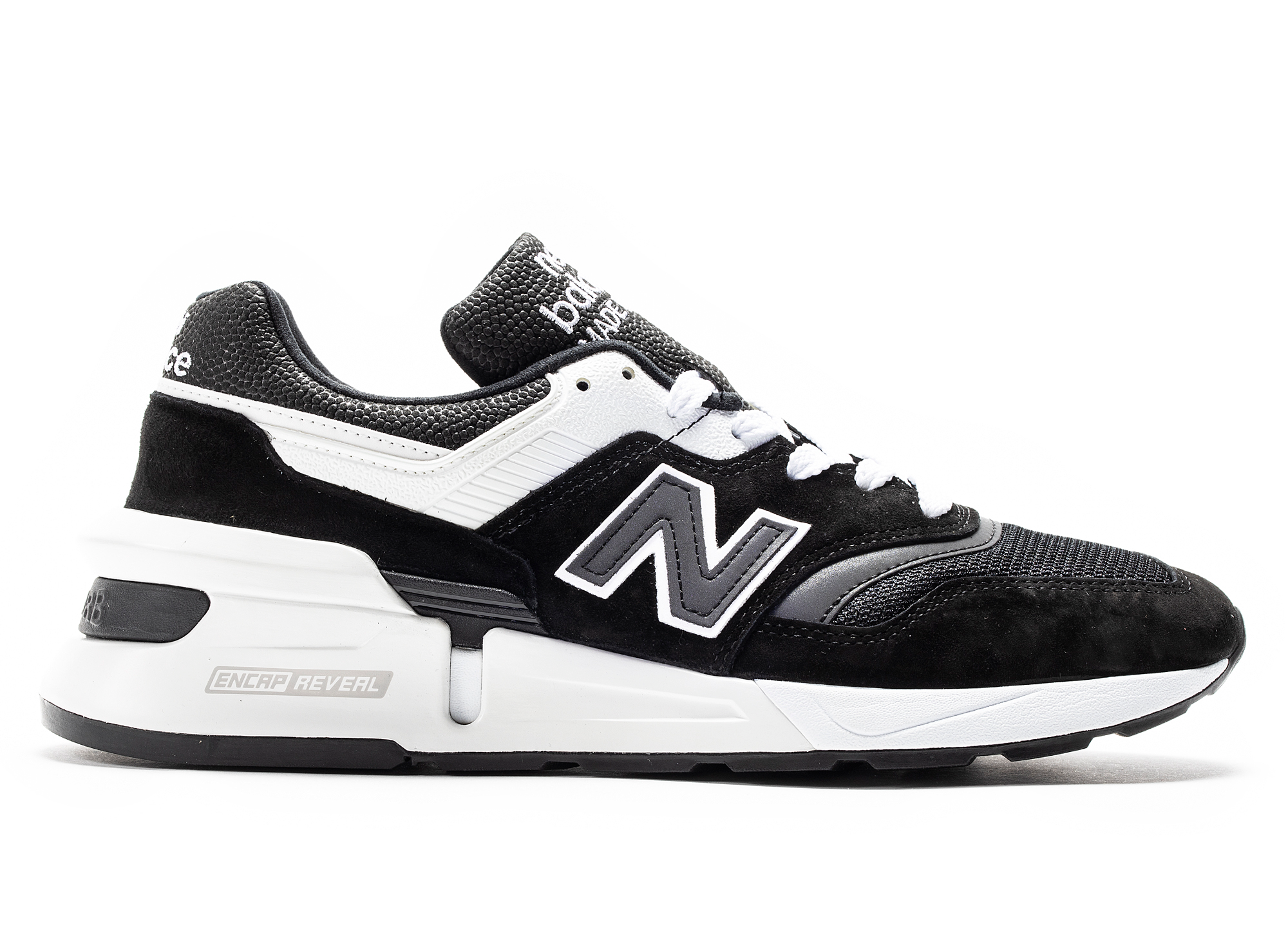 new balance 997 sport black white