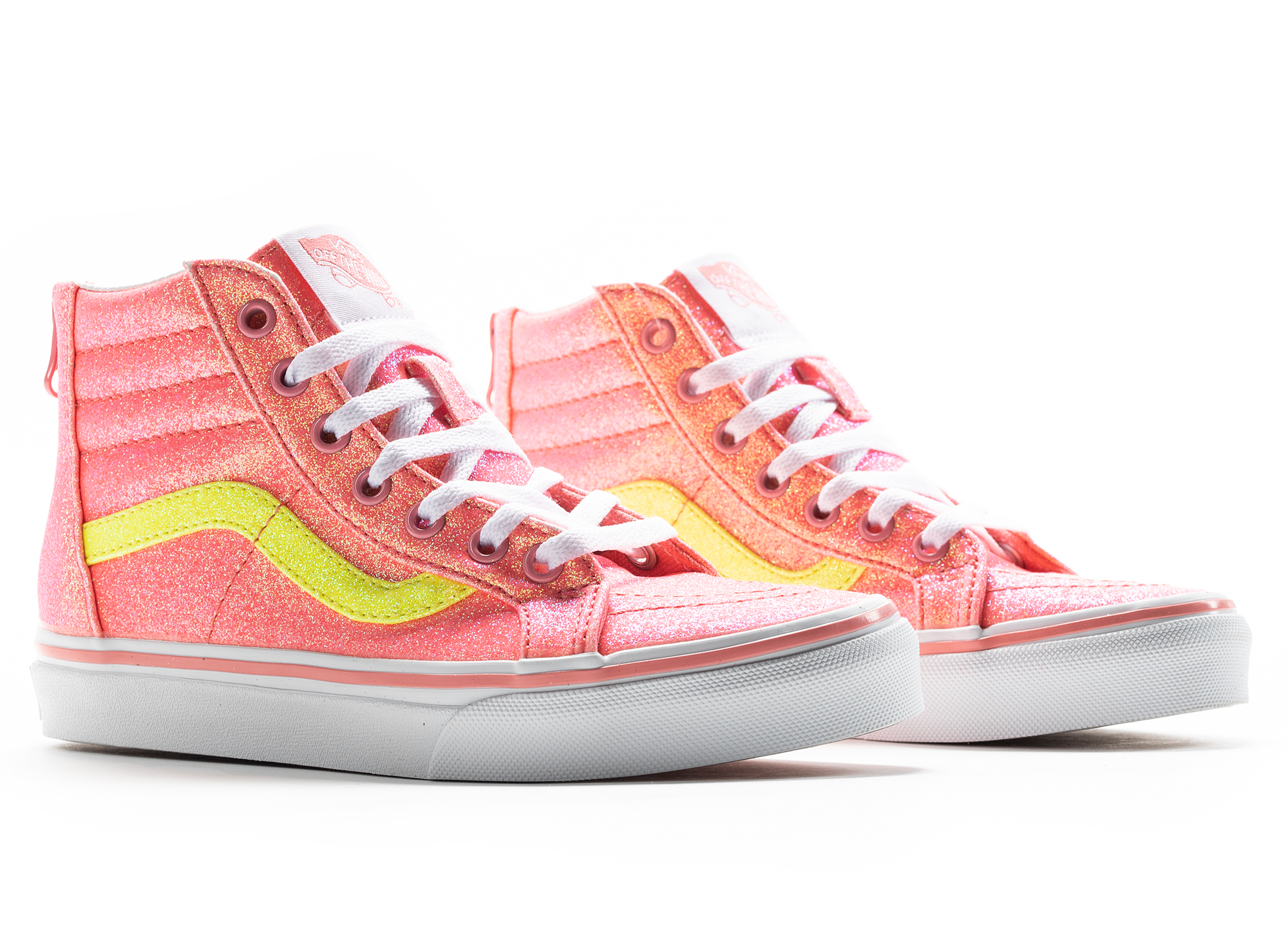 Vans Youth Sk8-Hi Zip 'Pink Glitter 