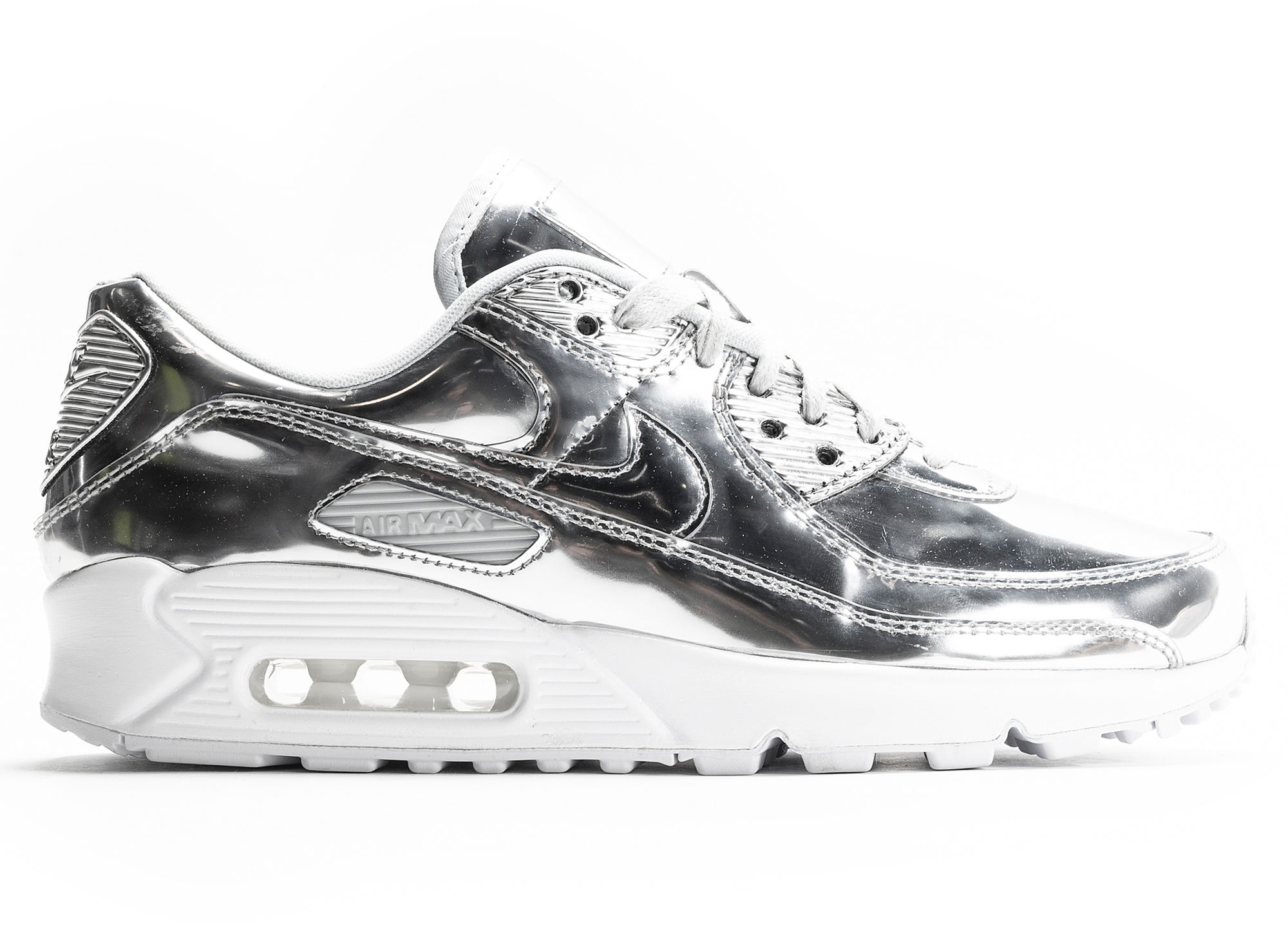 nike air max 90 silver