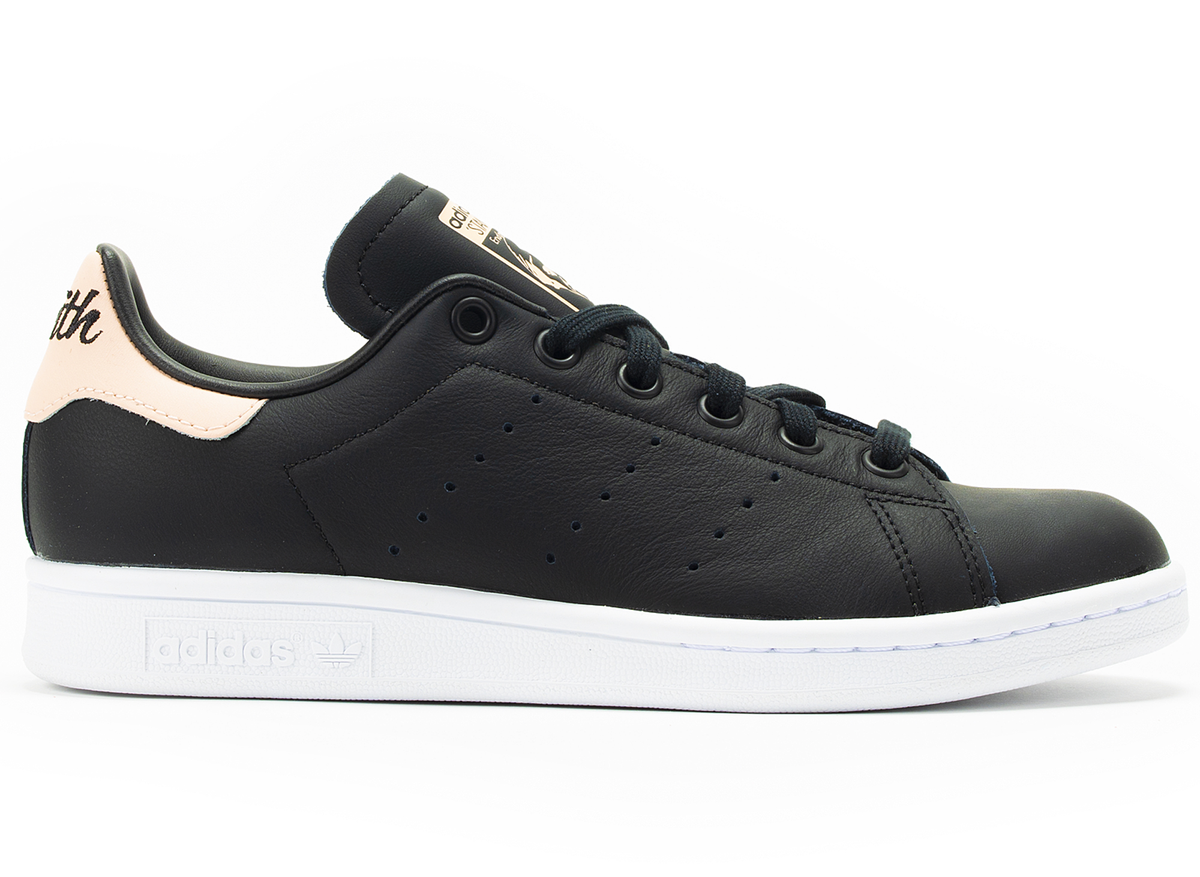 stan smith black and pink