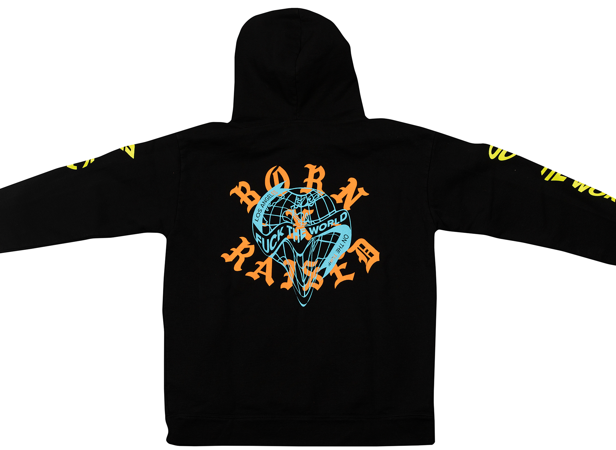 BORN-X-RAISED LOS ANGELES LAKERS YELLOW HOODIE - Tipatee