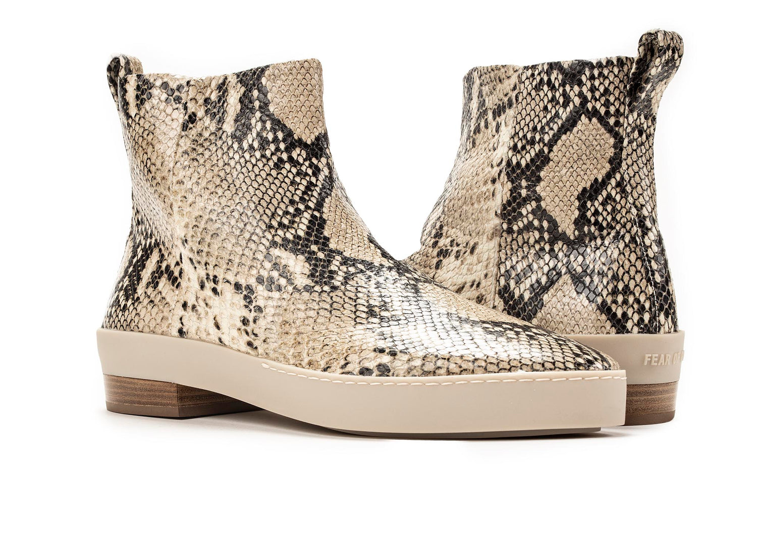 Fear of God Chelsea Santa Fe Boot 'Rust Embossed Snakeskin Print'