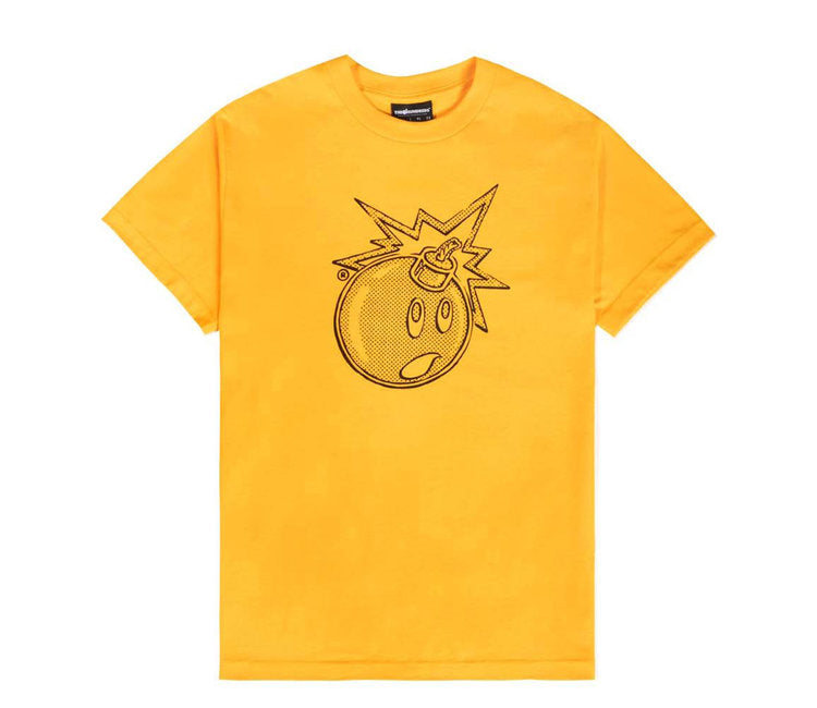 The Hundreds x Joshua Vides Adam Bomb T-Shirt in Gold xld