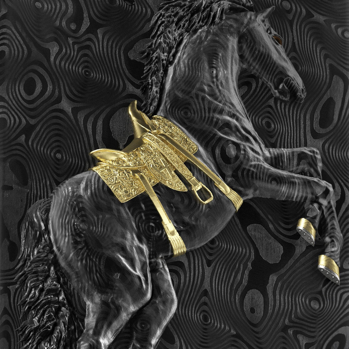 Hadoro Iphone 11 Pro Max Arabian Horse Yellow Gold Hadoro Paris