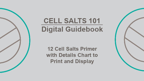 Cell Salts 101 Digital Guidebook with 12 Cell Salts Chart