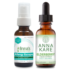 homeopathic allergy medicine and Elderberry liquid extract