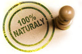 Stamp saying 100% natural latex mattress