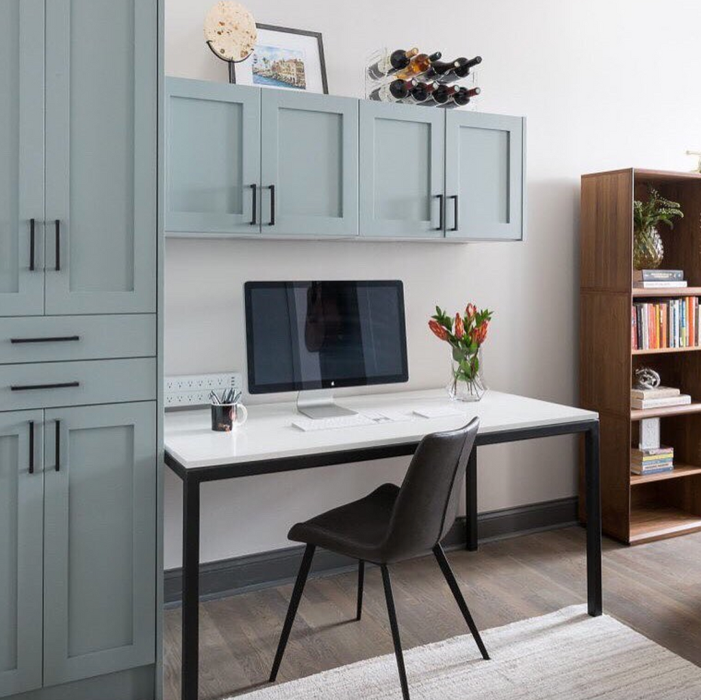 Creating Your Home Office Using Ikea Sektion Kitchen Cabinets