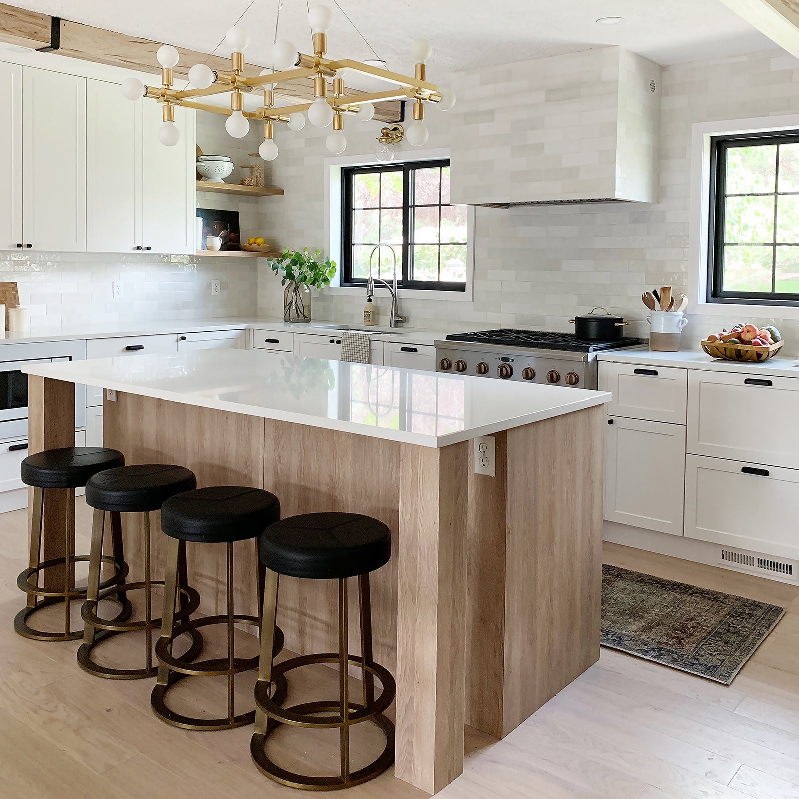 Beautiful and Functional Kitchen with Chris Loves Julia's Cove Shaker ...