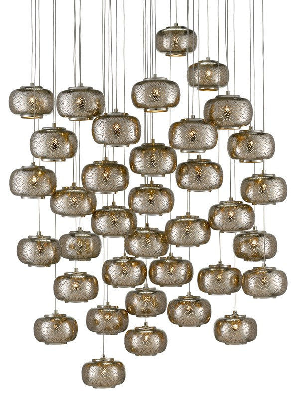 multi drop chandelier