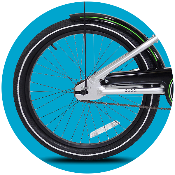 Smooth Air Tire and Freewheel
