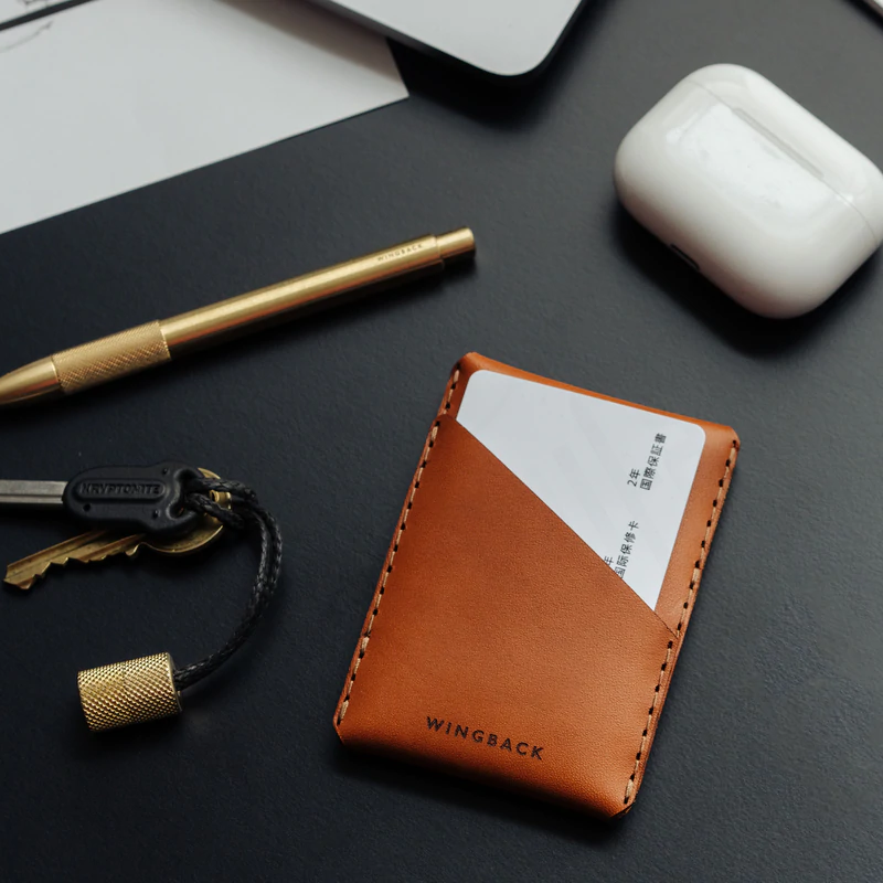 wingback card wallet