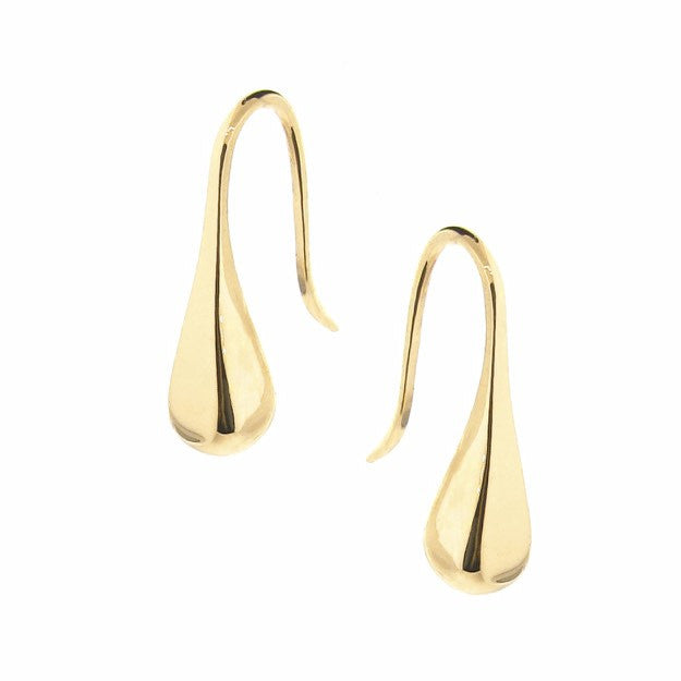 Yellow Gold 'Droplet' earrings | Argenton Design bespoke fine jewellery