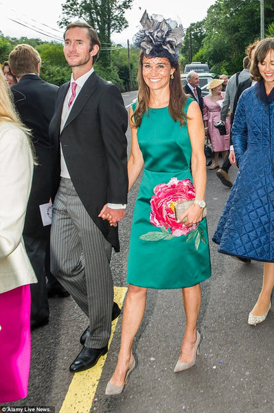 Pippa Middleton wearing Emmy London Rebecca Shoes and Accessories