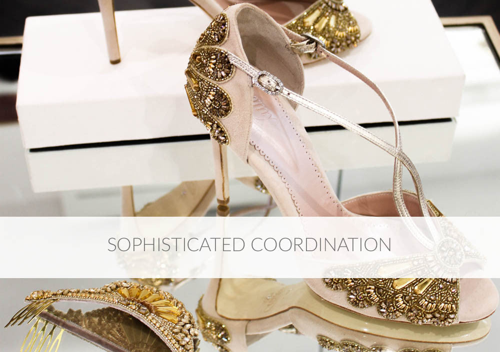 Sophisticated Coordination – Wedding Shoes and Accessories to Complete |  Emmy London