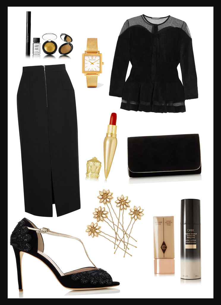 Black & Gold inspired outfit 3