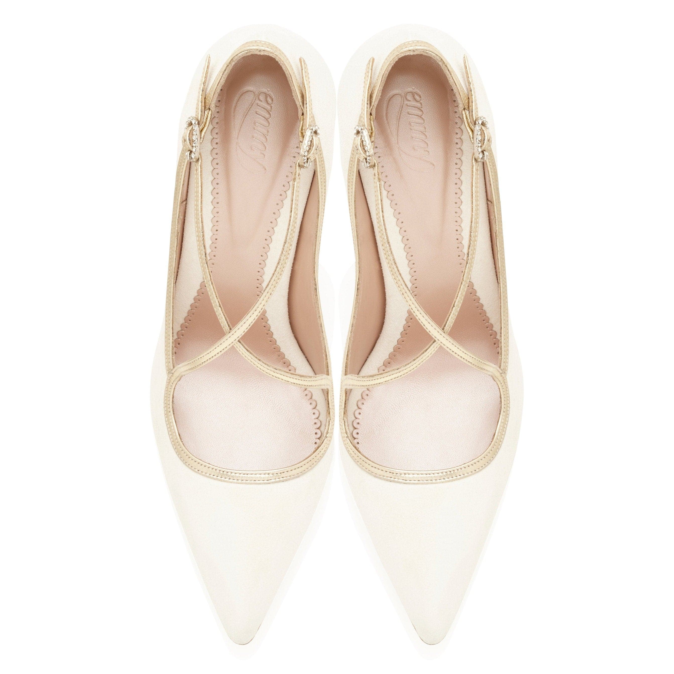 bridal shoes pointed toe