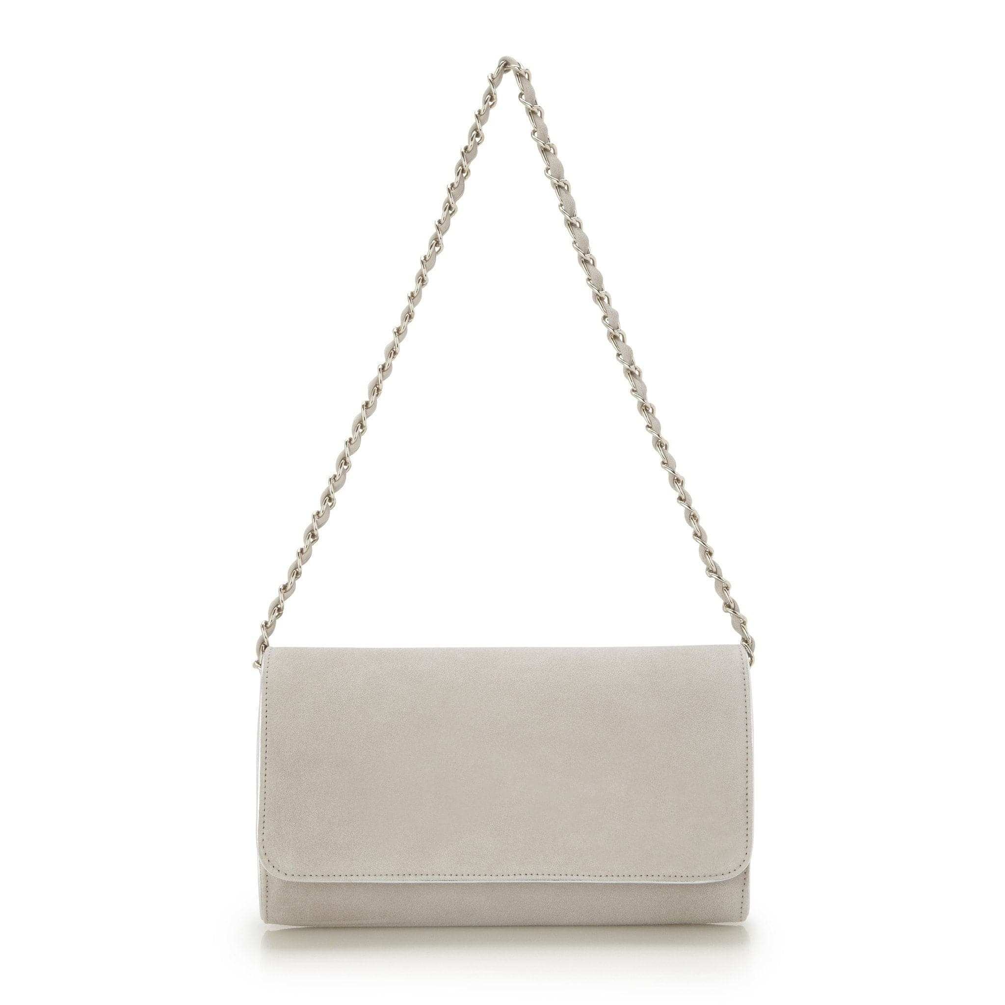 pale grey clutch bag uk