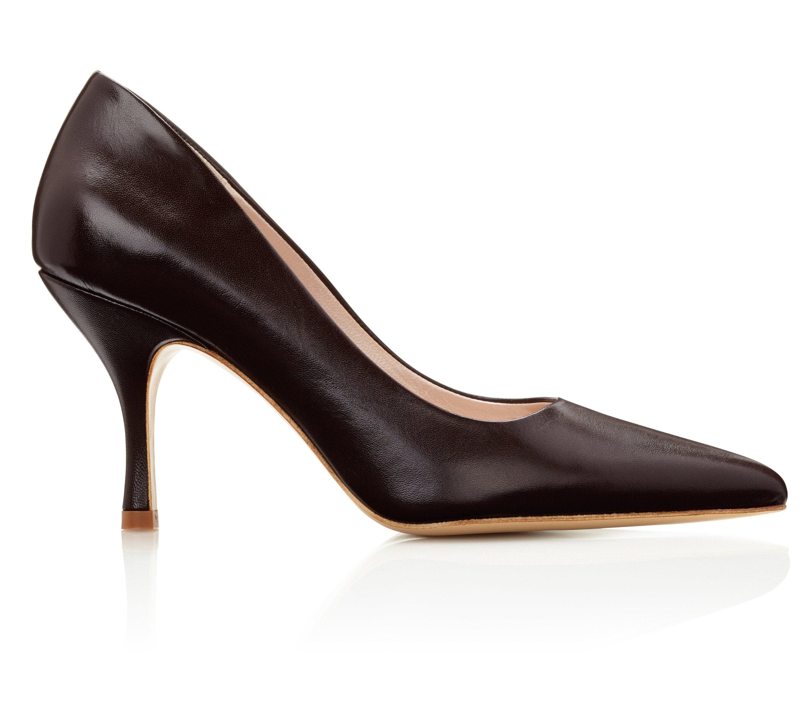 Olivia Leather Chocolate Fashion Shoe 