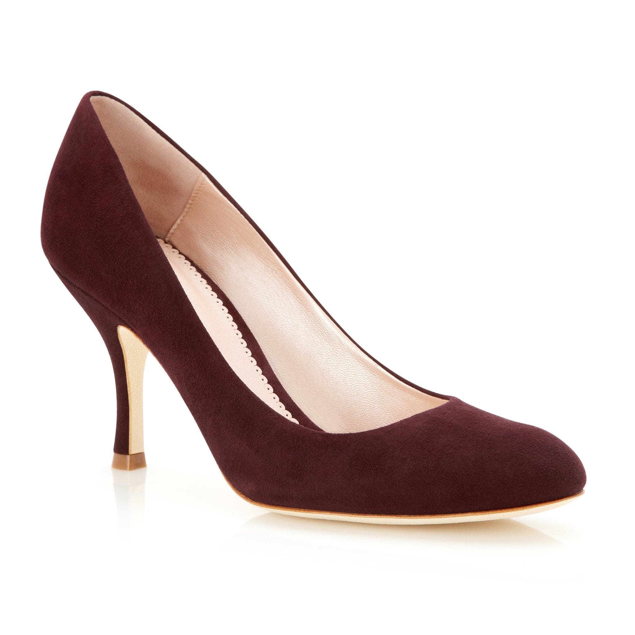 maroon court shoes