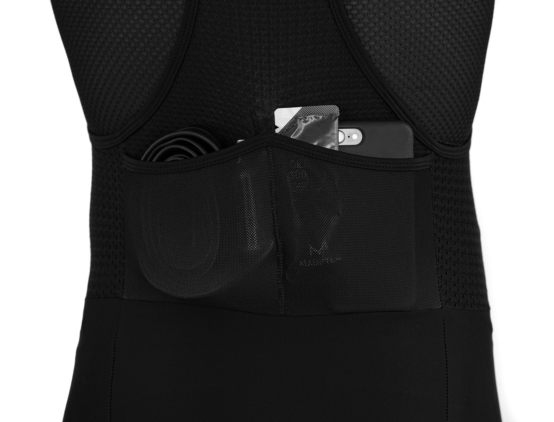 Download Pro3 Cargo Bib Shorts - Black - Cutaway USA