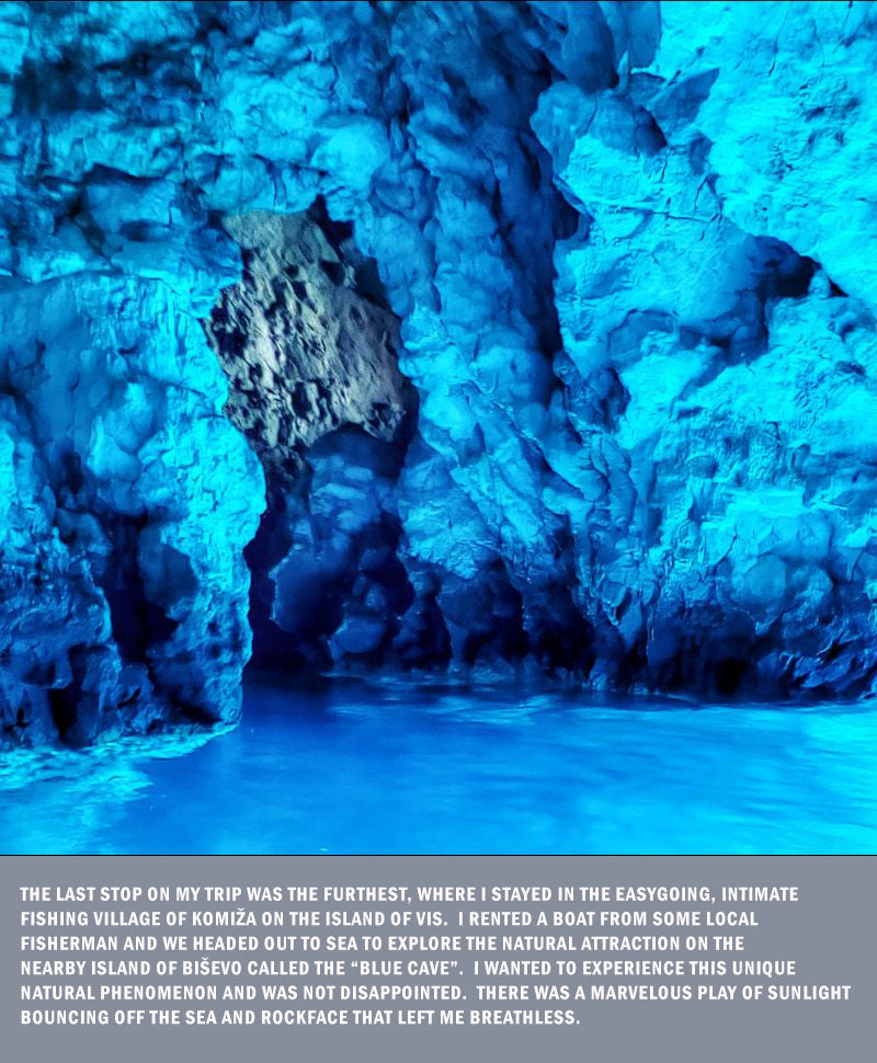 Blue Cave on Island of Bisevo