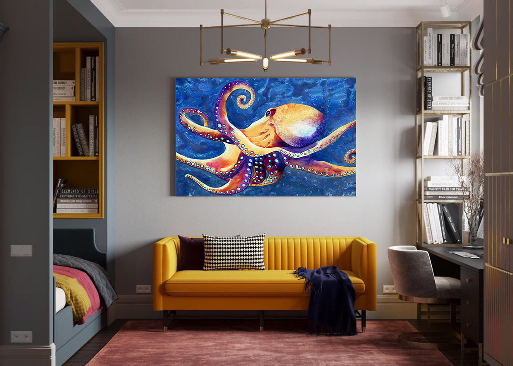 Octopus Painting by Brazen Edwards