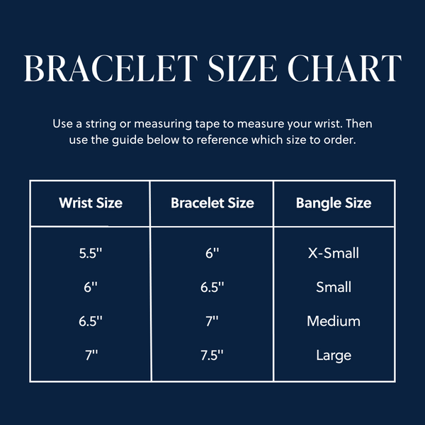 Lindsey Leigh Jewelry Bracelet Size Guide