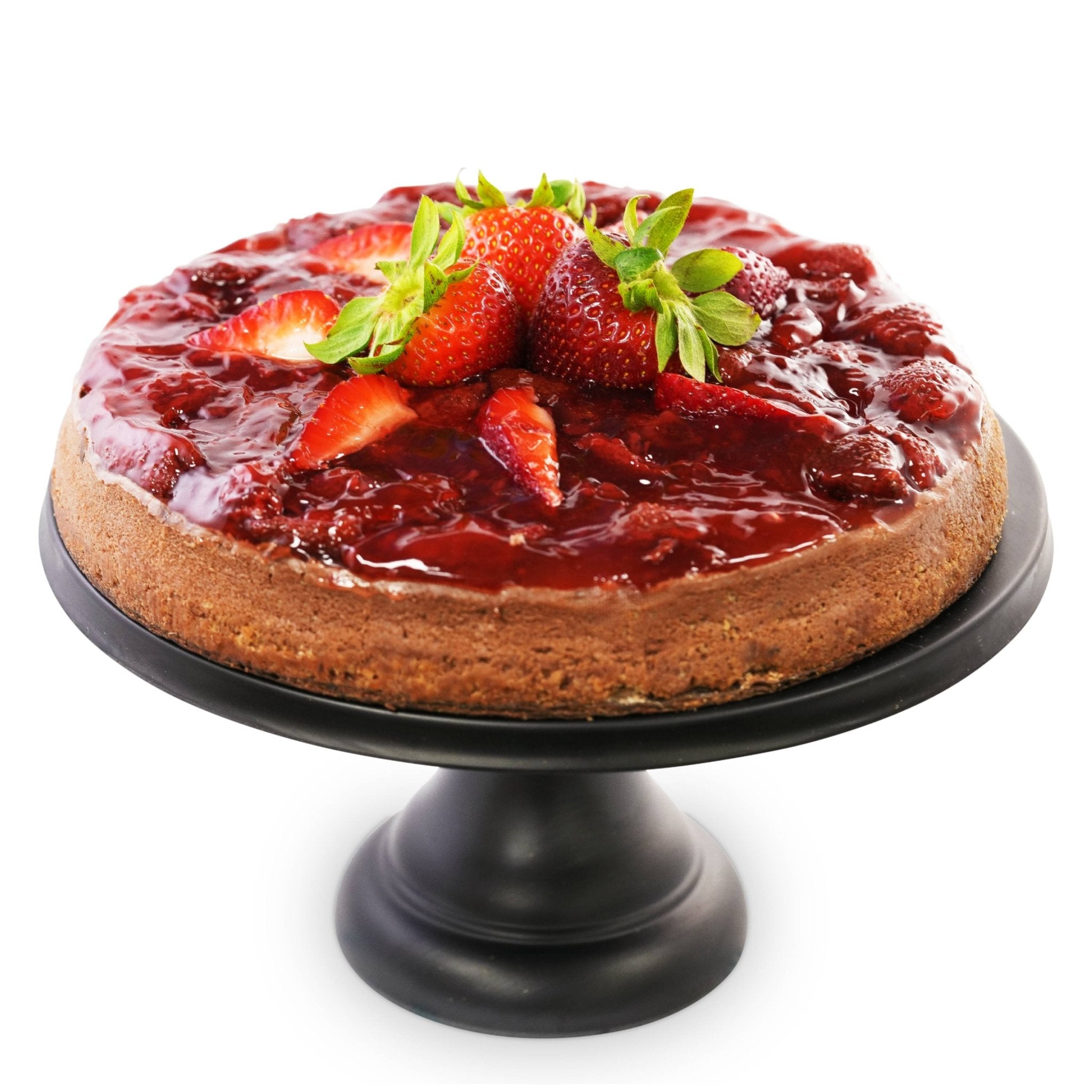 Andy Anand Chocolate Strawberry Cheesecake 9" with Real Chocolate Truffles