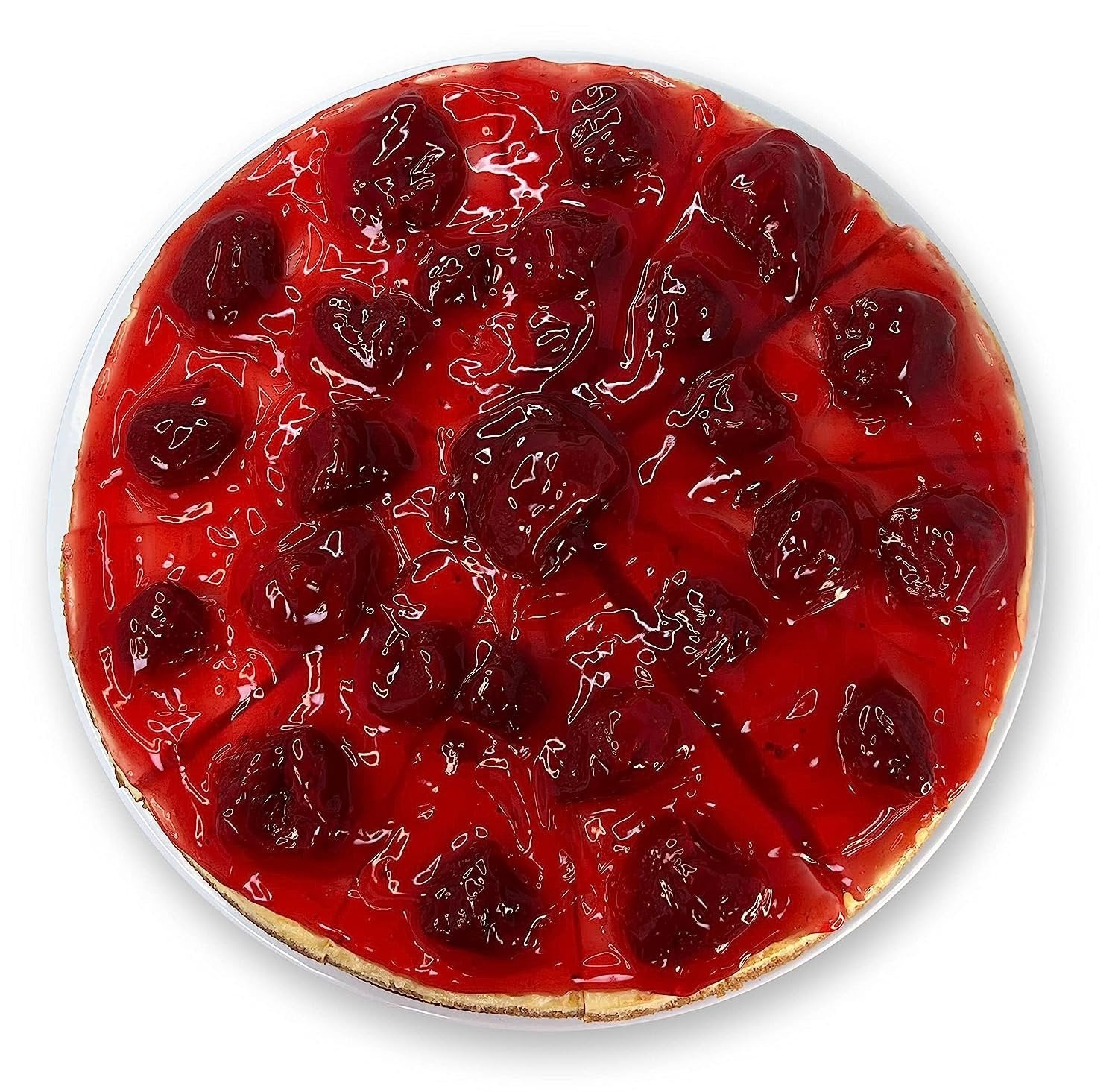 Andy Anand Strawberry Swirl Cheesecake 9" - Decadent Cheesecake for Dessert Lovers