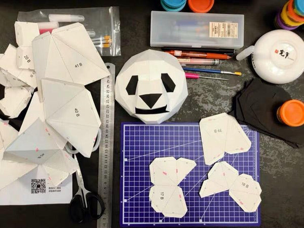 DIY Paper Craft Panda Wall Decor - Apartment 201
