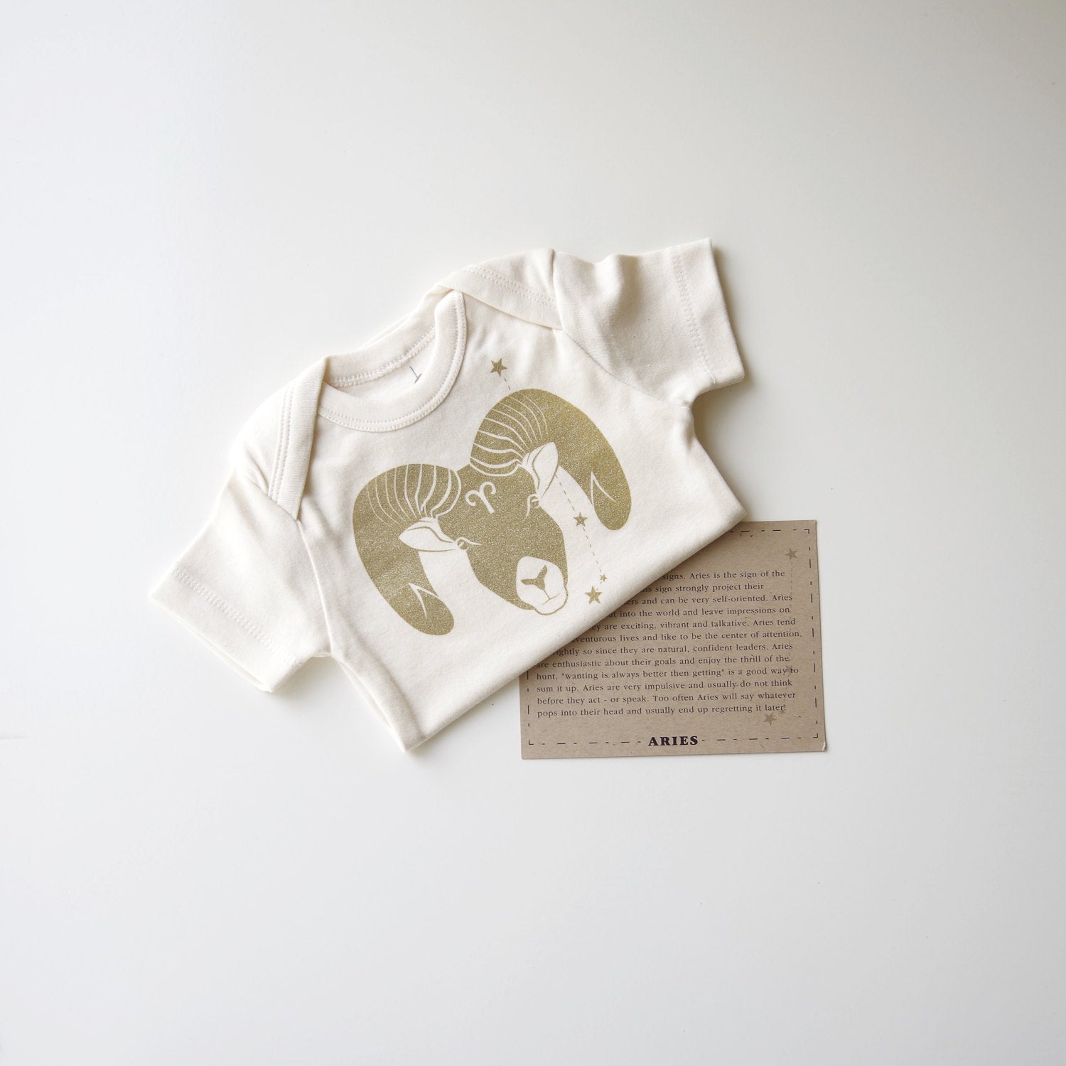 Aries Organic Baby Bodysuit