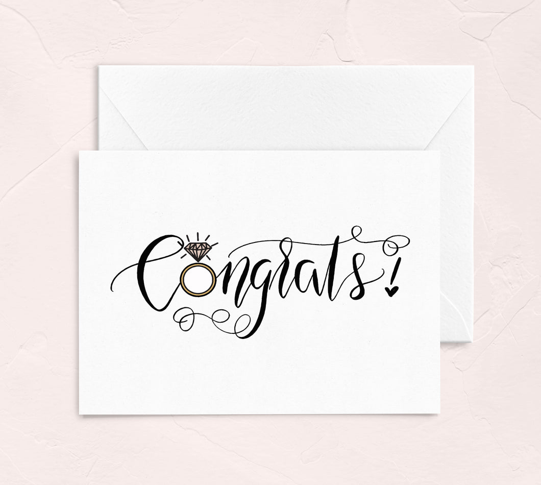 Congrats on Your Engagement Greeting Card – fioribelle