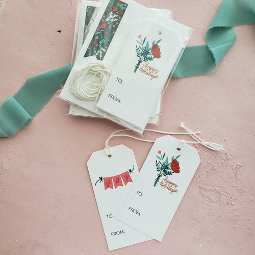 Modern Blush Hygge Christmas Gift Tags Set – fioribelle