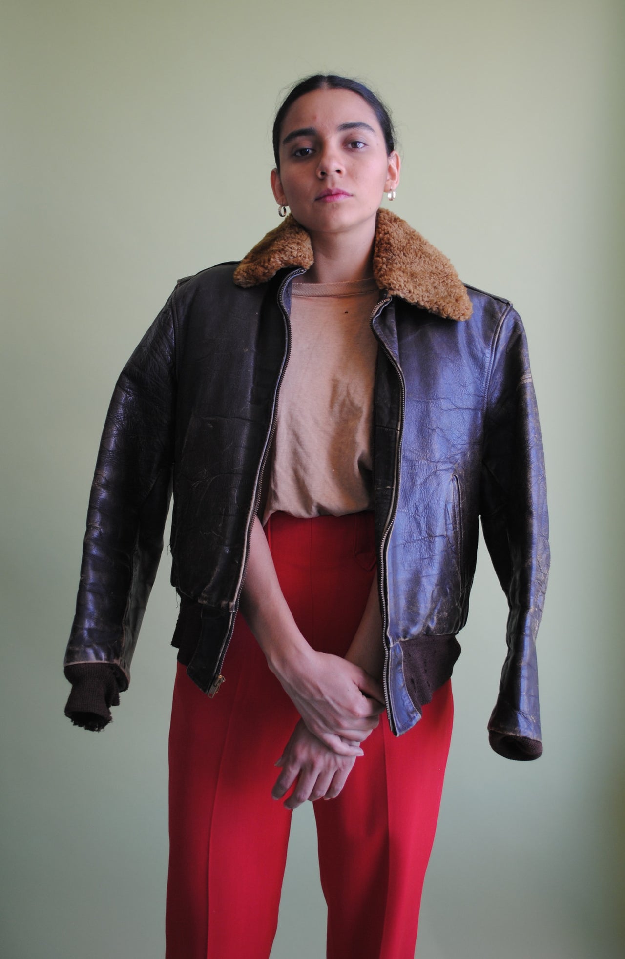 1950's Leather Jacket - Desert Vintage