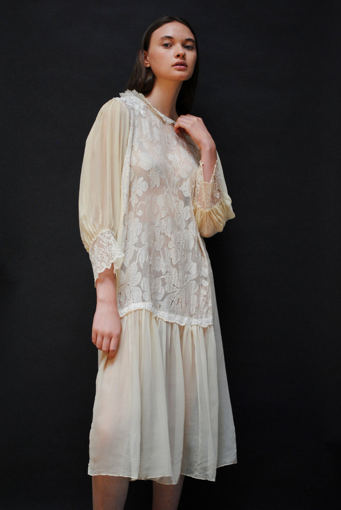 1920s silk dress