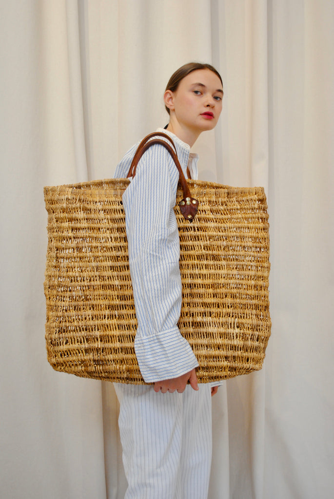 vintage woven bag