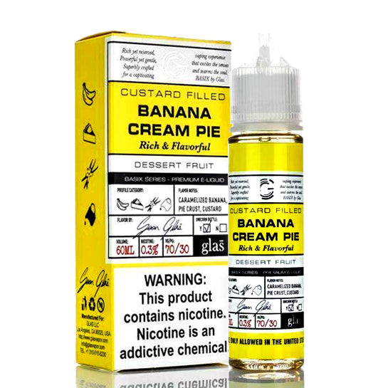 Banana Cream Pie EJuice by Glas Basix Vapor Authority